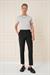 Comfort Fit Çift Pileli Dokulu Esnek Pamuk Siyah Pantolon P 1158