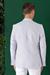 Comfort Fit Çift Yırtmaç %100 Keten Casuel Mavi Ceket C 668