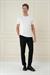 Comfort Fit Gofre Dokulu Beli Lastikli Pileli Siyah Jogger Pantolon P 1174