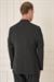 Comfort Fit Gofre Kumaş Pamuk Yelekli Casuel Siyah Ceket C 678