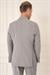 Comfort Fit Gofre Kumaş Pamuk Yelekli Casuel Gri Ceket C 678