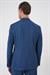 Comfort Fit Mono Yaka Çift Yırtmaç Torba Cep Casual Gece Mavisi Ceket C 701
