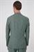 Comfort Fit Mono Yaka Çift Yırtmaç Torba Cep Casual Yeşil Ceket C 701