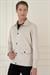 Comfort Fit Mono Yaka Kapaklı Cep Casual Taş Ceket C 699