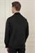 Comfort Fit Mono Yaka Kapaklı Cep Casual Siyah Ceket C 699