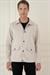 Comfort Fit Mono Yaka Kapaklı Cep Casual Taş Ceket C 699