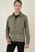 Comfort Fit Mono Yaka Kapaklı Cep Casual Haki Ceket C 699