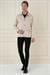 Comfort Fit Mono Yaka Kapaklı Cep Casual Taş Ceket C 699