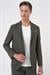 Comfort Fit Mono Yaka Torba Cep Casual Haki Ceket C 707