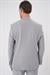 Comfort Fit Mono Yaka Torba Cep Casual Gri Ceket C 708