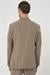 Comfort Fit Mono Yaka Torba Cep Casual Bej Ceket C 707