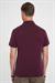 Comfort Fit Polo Yaka Modal Karışım Kısa Kol Casual Mürdüm Tişört Ts 903