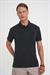 Comfort Fit Polo Yaka Modal Karışım Kısa Kol Casual Siyah Tişört Ts 903