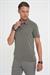 Comfort Fit Polo Yaka Modal Karışım Kısa Kol Casual Haki Tişört Ts 903