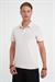 Comfort Fit Polo Yaka Modal Karışım Kısa Kol Casual Taş Tişört Ts 903