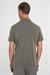 Comfort Fit Polo Yaka Modal Karışım Kısa Kol Casual Haki Tişört Ts 903