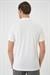 Comfort Fit Polo Yaka Modal Karışım Kısa Kol Casual Ekru Tişört Ts 903