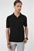 Comfort Fit Polo Yaka Pamuklu Kısa Kol Casuel Siyah Triko Tişört Tr 880