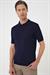 Comfort Fit Polo Yaka Pamuklu Kısa Kol Casuel Lacivert Triko Tişört Tr 880