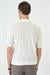 Comfort Fit Polo Yaka Pamuklu Kısa Kol Casuel Ekru Triko Tişört Tr 880