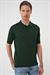 Comfort Fit Polo Yaka Pamuklu Kısa Kol Casuel Yeşil Triko Tişört Tr 880