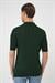 Comfort Fit Polo Yaka Pamuklu Kısa Kol Casuel Yeşil Triko Tişört Tr 880
