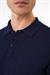 Comfort Fit Polo Yaka Pamuklu Kısa Kol Casuel Lacivert Triko Tişört Tr 880