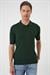 Comfort Fit Polo Yaka Pamuklu Kısa Kol Casuel Yeşil Triko Tişört Tr 880