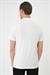 Comfort Fit Polo Yaka Viskon Karışımlı Casual Beyaz Tişört Ts 901
