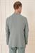 Comfort Fit Torba Cep Dokulu Esnek Pamuk Casuel Yeşil Ceket C 676