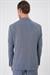 Comfort Fit Torba Cep Gofre Kumaş Casuel Koyu Gri Ceket C 679