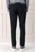 Comfort Fit Yan Cep Pamuk Gabardin Casuel Siyah Pantolon P 1146