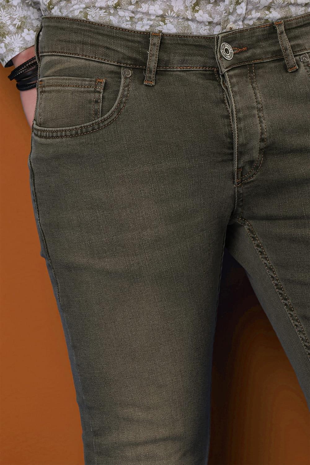 DENİM PNT 110 Haki Jean Pantolon