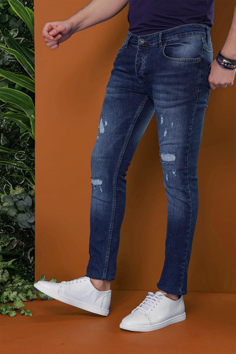 DENİM PNT 112 Koyu Mavi Jean Pantolon