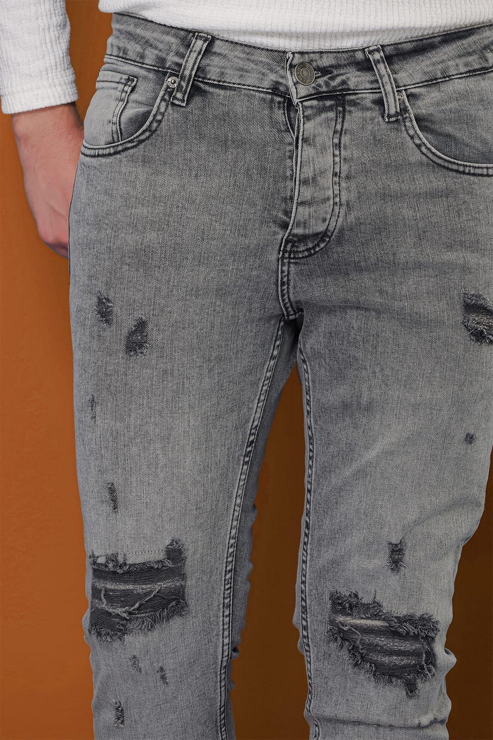 DENİM PNT 118 Gri Jean Pantolon
