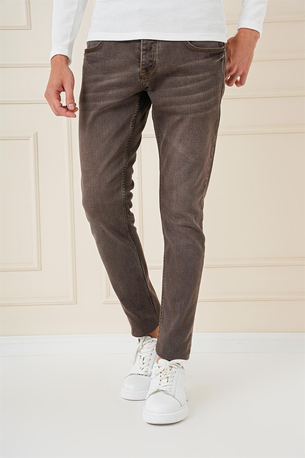 DENİM PNT 126 Moka Jean Pantolon