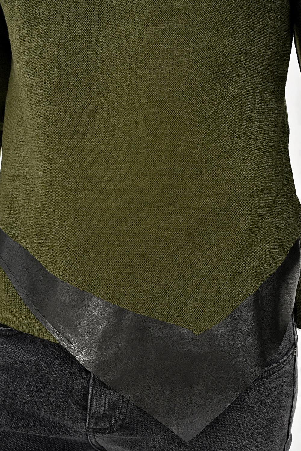 ETR 04 Slim Fit Yeşil O Yaka Triko