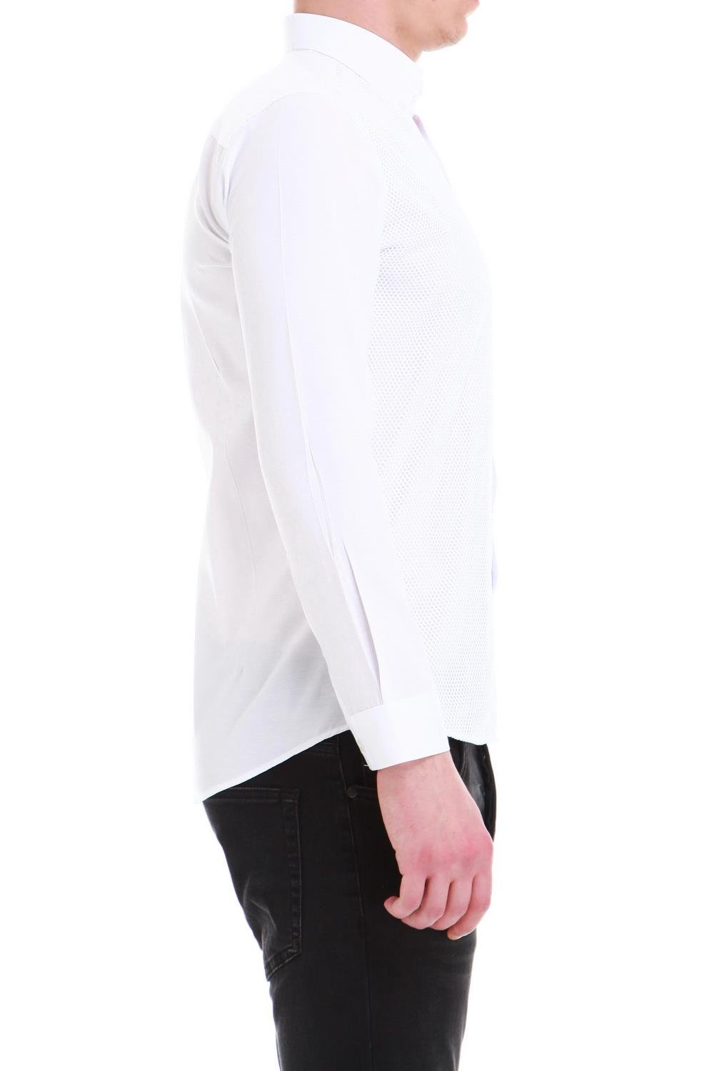 G 1397 Slim Fit Beyaz Spor Gömlek