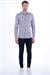 G 1457 Slim Fit Lacivert Spor Gömlek