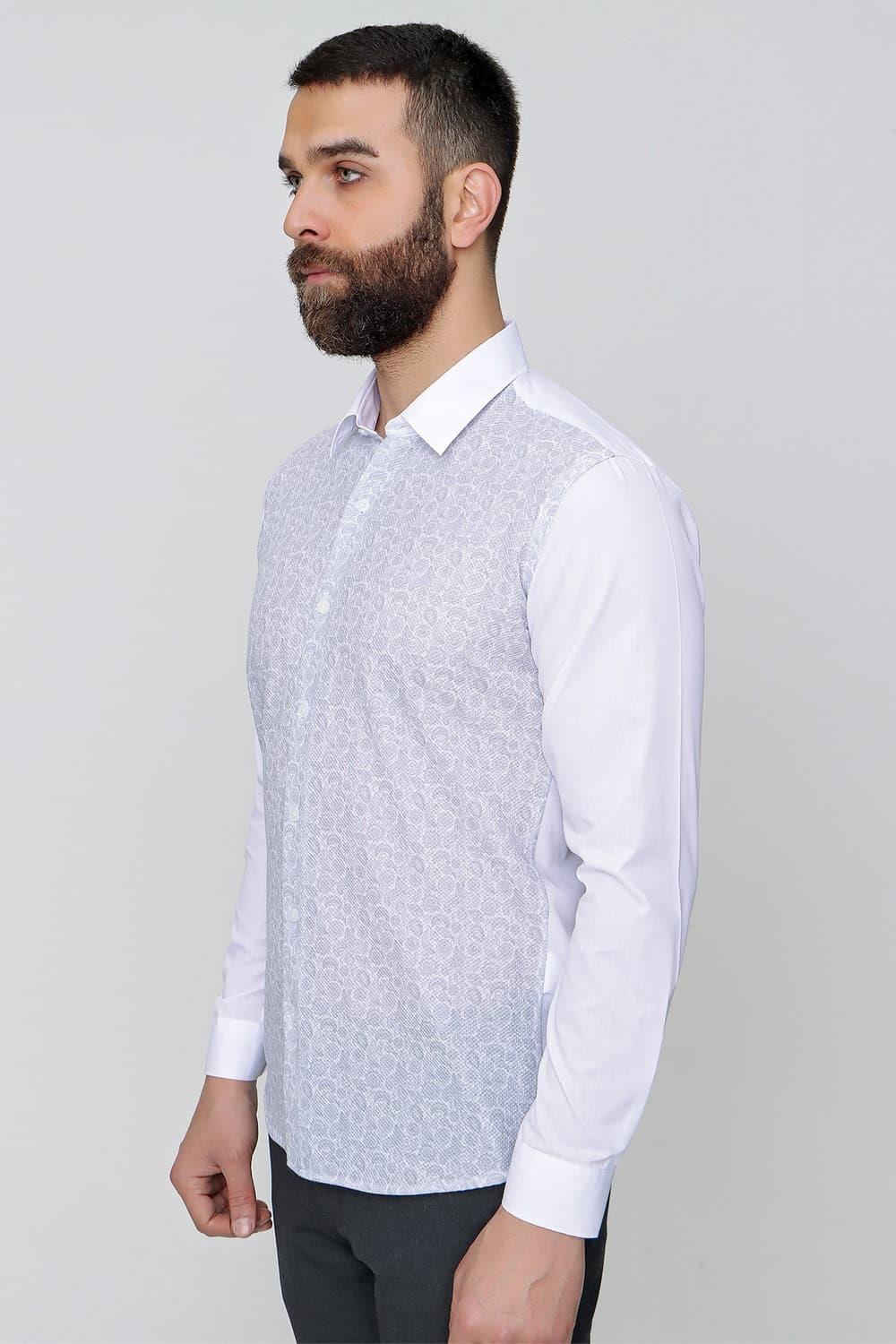 G 1481 Slim Fit Gri Spor Gömlek