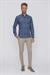 G 1521 Slim Fit Lacivert Spor Gömlek