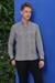 G 1548 Slim Fit Beyaz-Siyah Klasik Gömlek