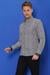 G 1548 Slim Fit Beyaz-Siyah Klasik Gömlek