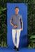 G 1556 Slim Fit İndigo Klasik Gömlek