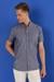 G 1556 Slim Fit İndigo Klasik Gömlek