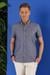 G 1556 Slim Fit İndigo Klasik Gömlek