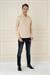 G 1583 Slim Fit Bej Klasik Gömlek