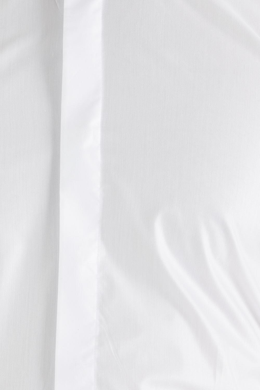 Gk 148 Slim Fit Duble Manşet Ata Yaka Beyaz Damatlık Smokin Gömlek