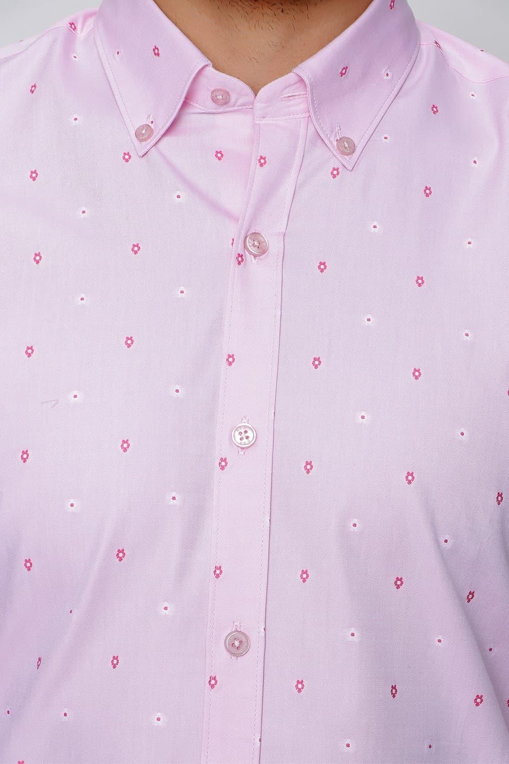GK 643 Pembe Klasik Gömlek