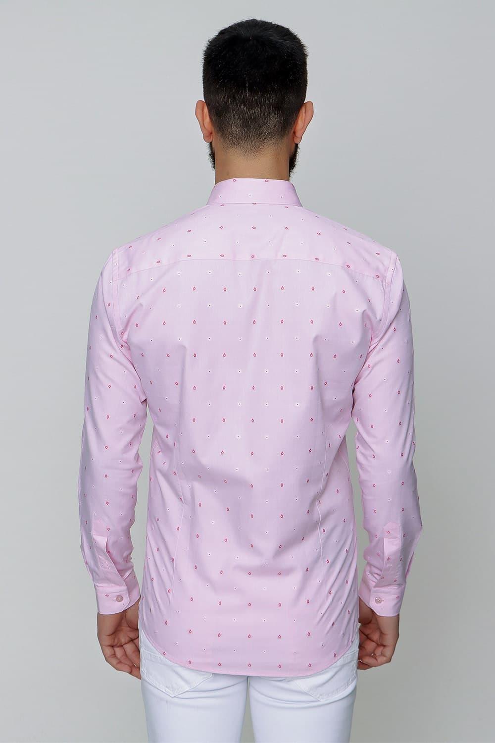 GK 643 Pembe Klasik Gömlek
